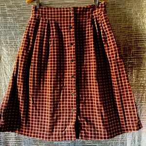 COPY - Ines de le fressang X Uniqlo corduroy skirt